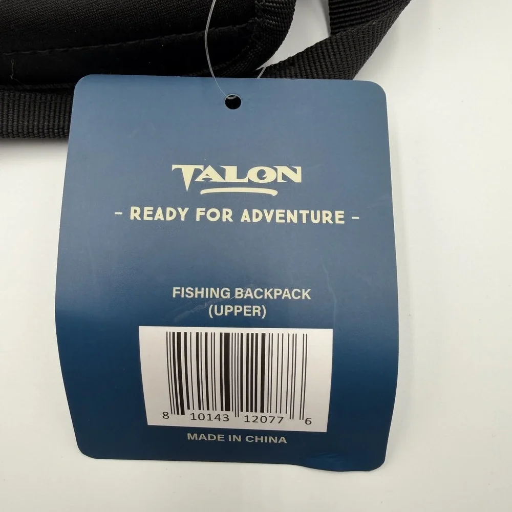 Talon Outdoor Fishing Backpack Upper Blue Grey Gear Bag New NWT